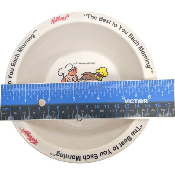 Kellogs Cereal Bowls Plastic Tony The Tiger Toucan Sam Corny Snap 1995 Vtg - Picture 6 of 16